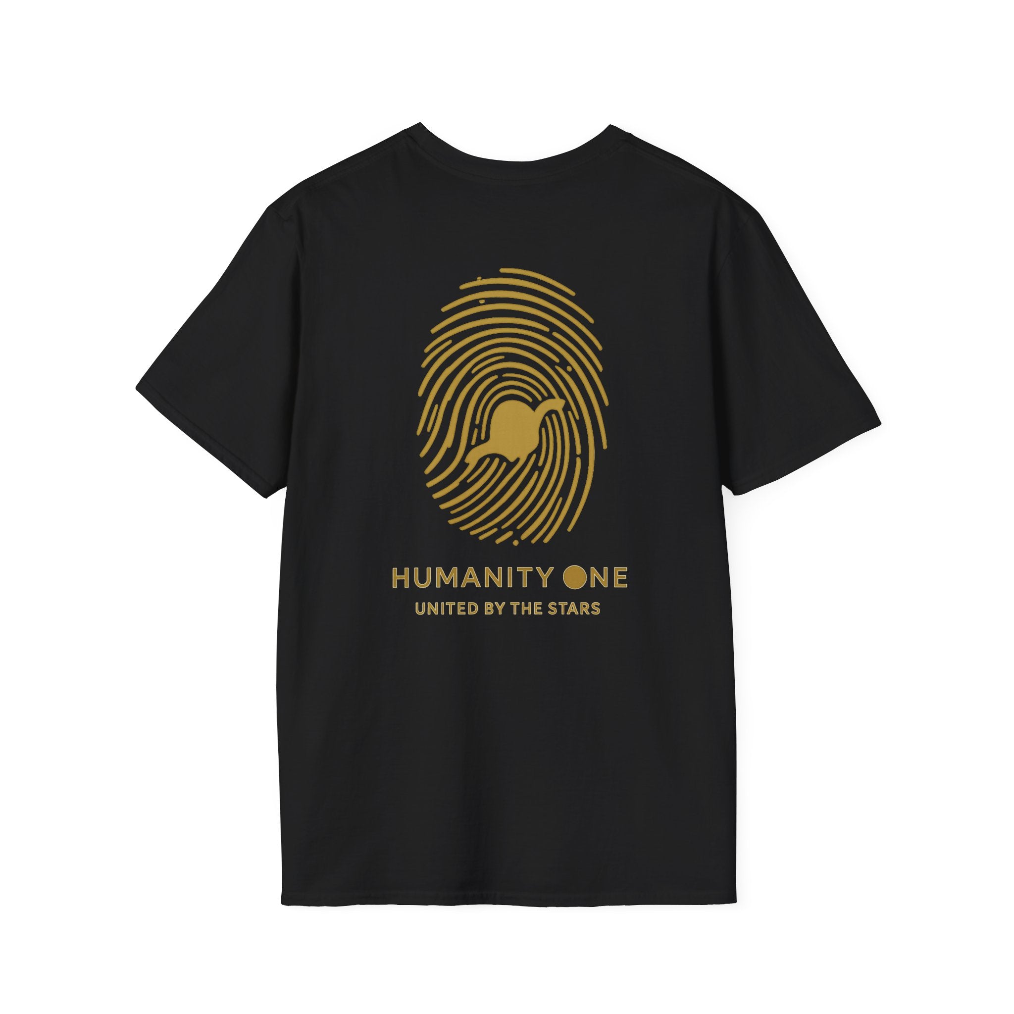 Earth Spiral T-Shirt — "Humanity One: United by the Stars" Graphic Tee