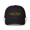 The SAME DUST. DIFFERENT STARS. Dad Embroidered White Baseball Hat