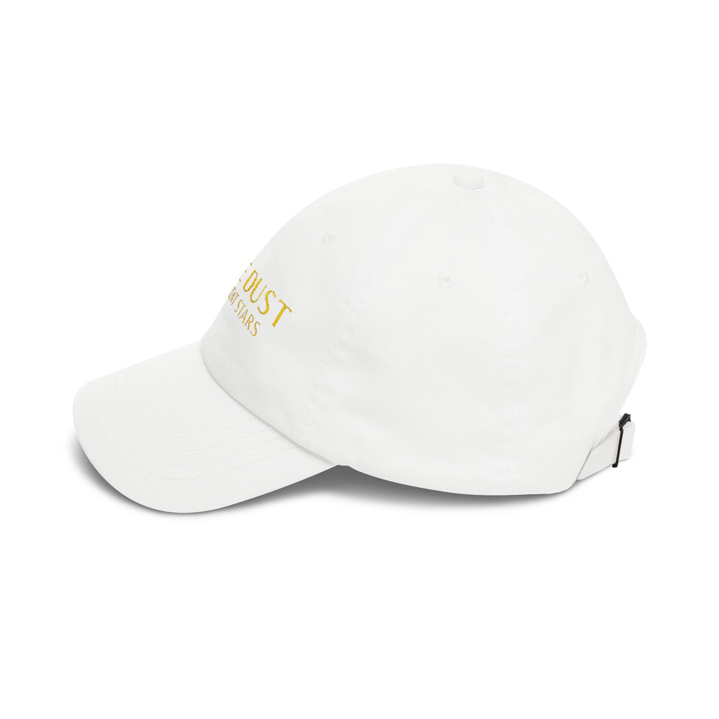The SAME DUST. DIFFERENT STARS. Dad Embroidered White Baseball Hat