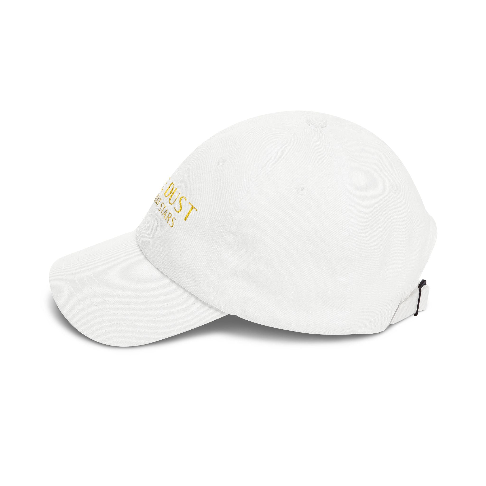 The SAME DUST. DIFFERENT STARS. Dad Embroidered White Baseball Hat